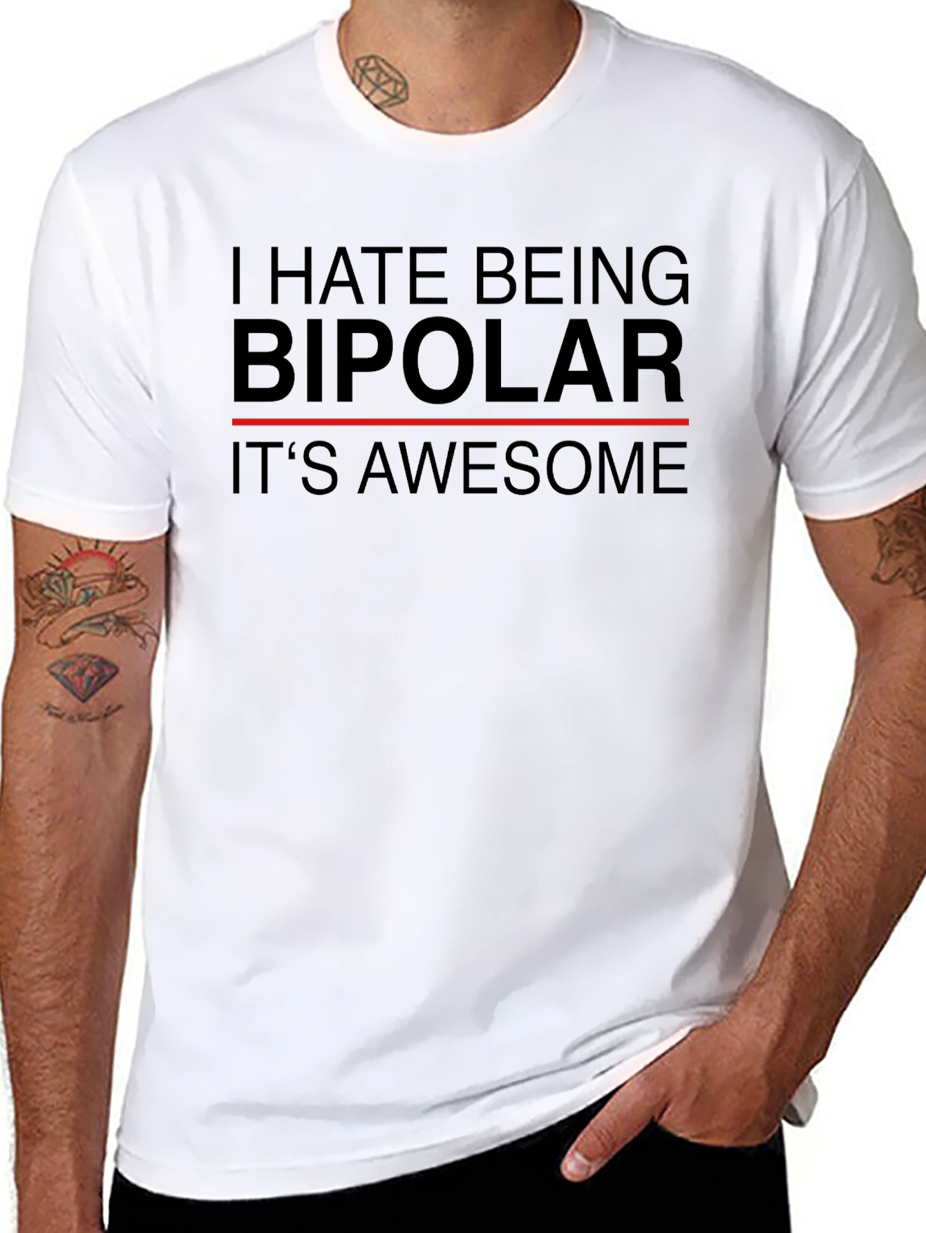 Bipolar Awesome Humor T-Shirt