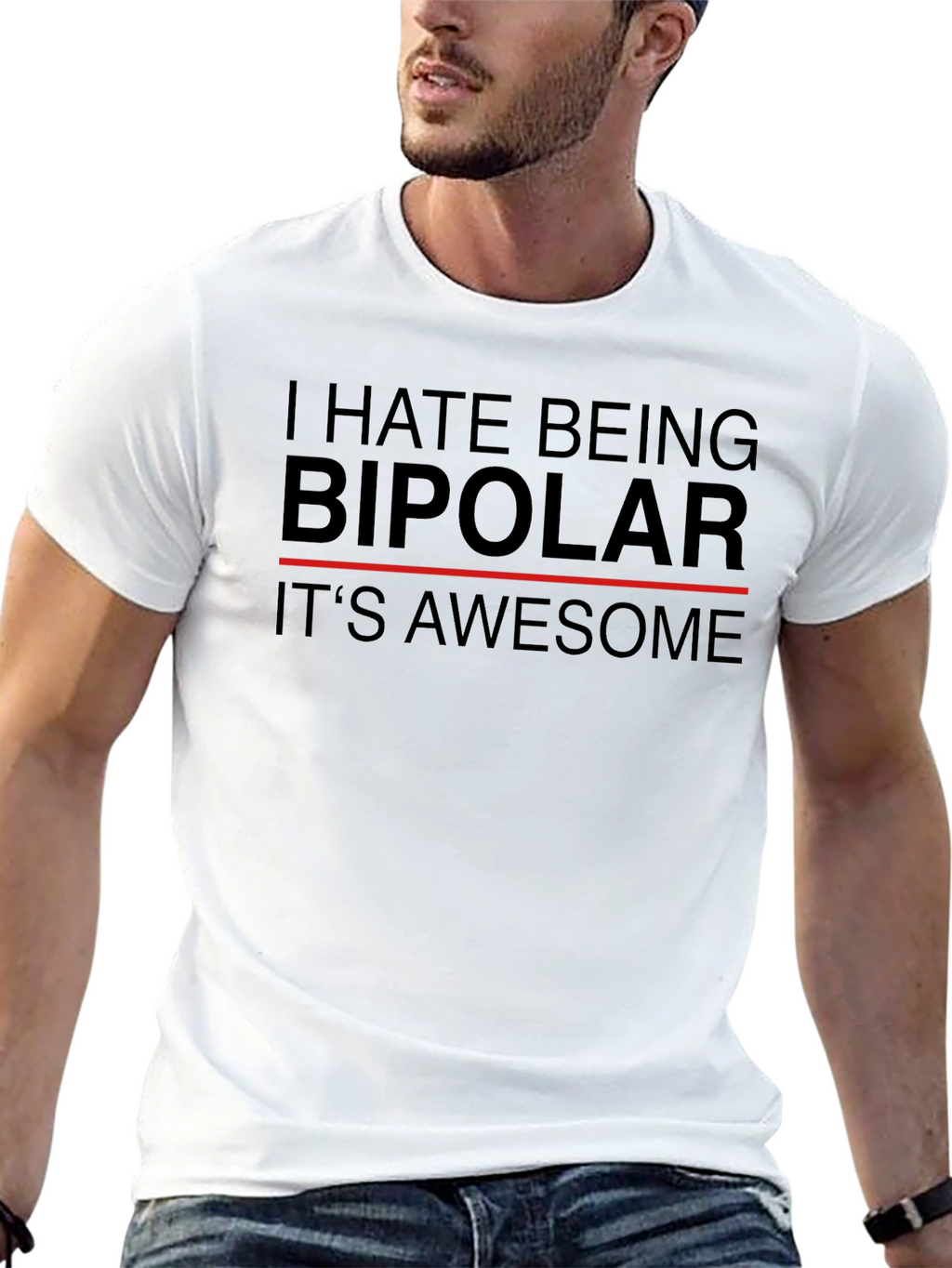 Bipolar Awesome Humor T-Shirt
