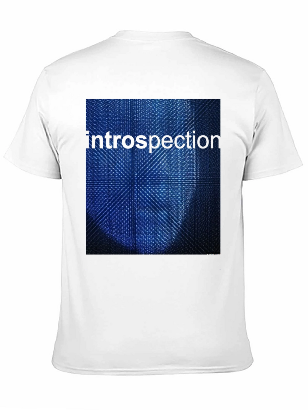 Introspection Graphic Print Black T-Shirt