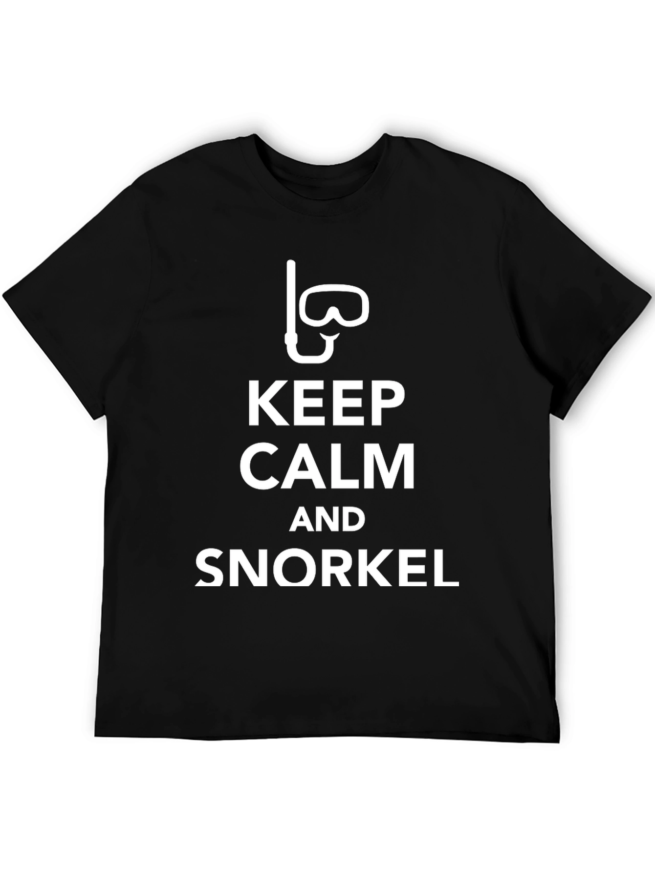 Keep Calm and Snorkel Graphic T-Shirt
