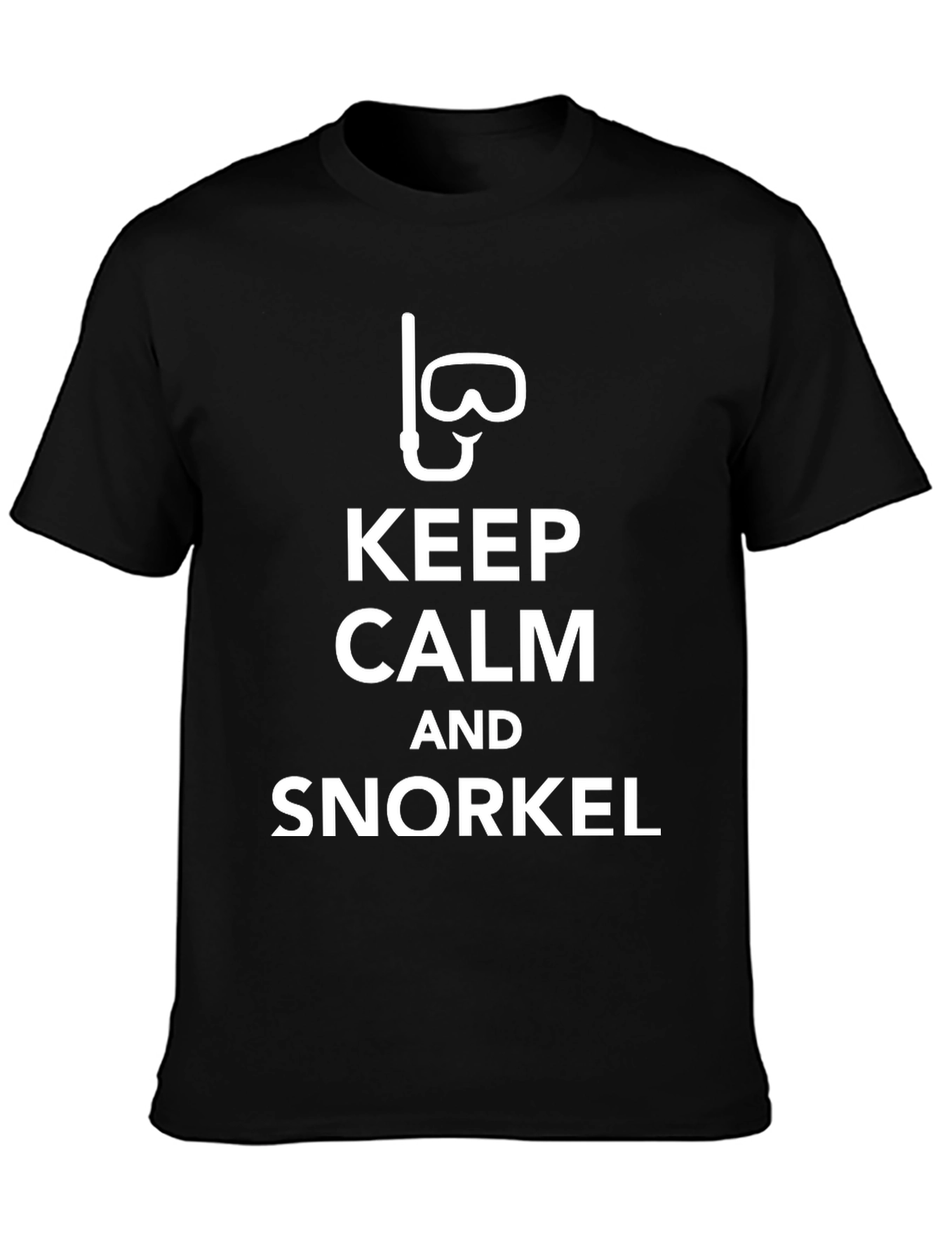 Keep Calm and Snorkel Graphic T-Shirt
