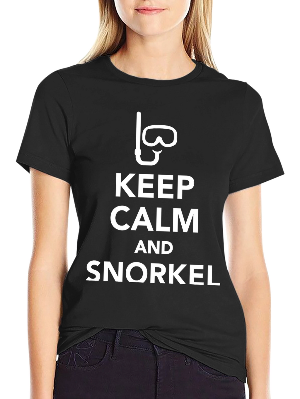 Keep Calm and Snorkel Graphic T-Shirt