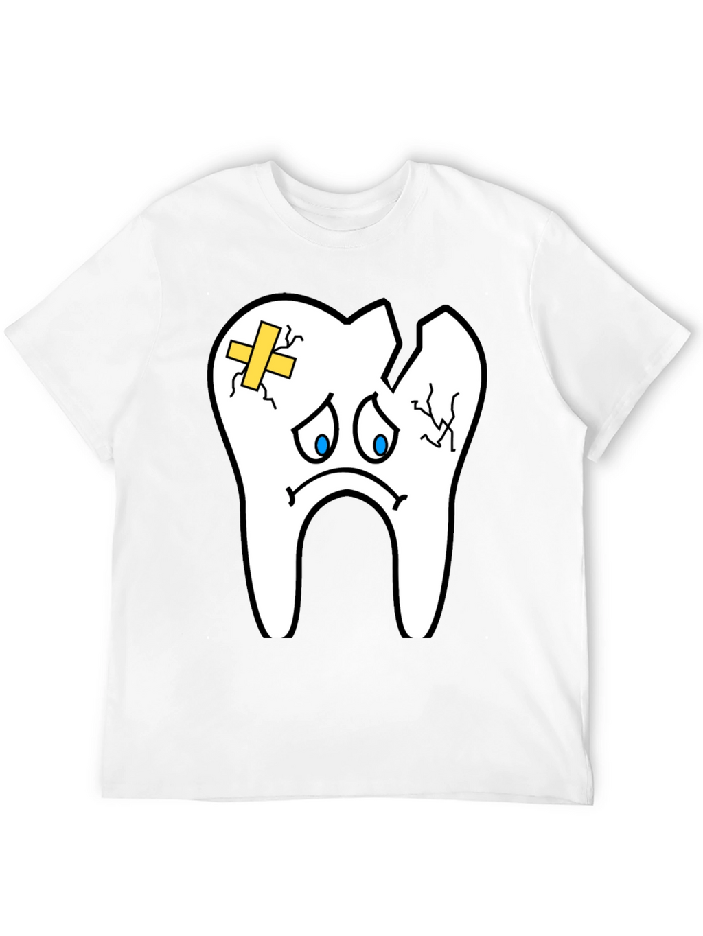 Sad Tooth T-Shirt - Funny Dental Graphic Tee