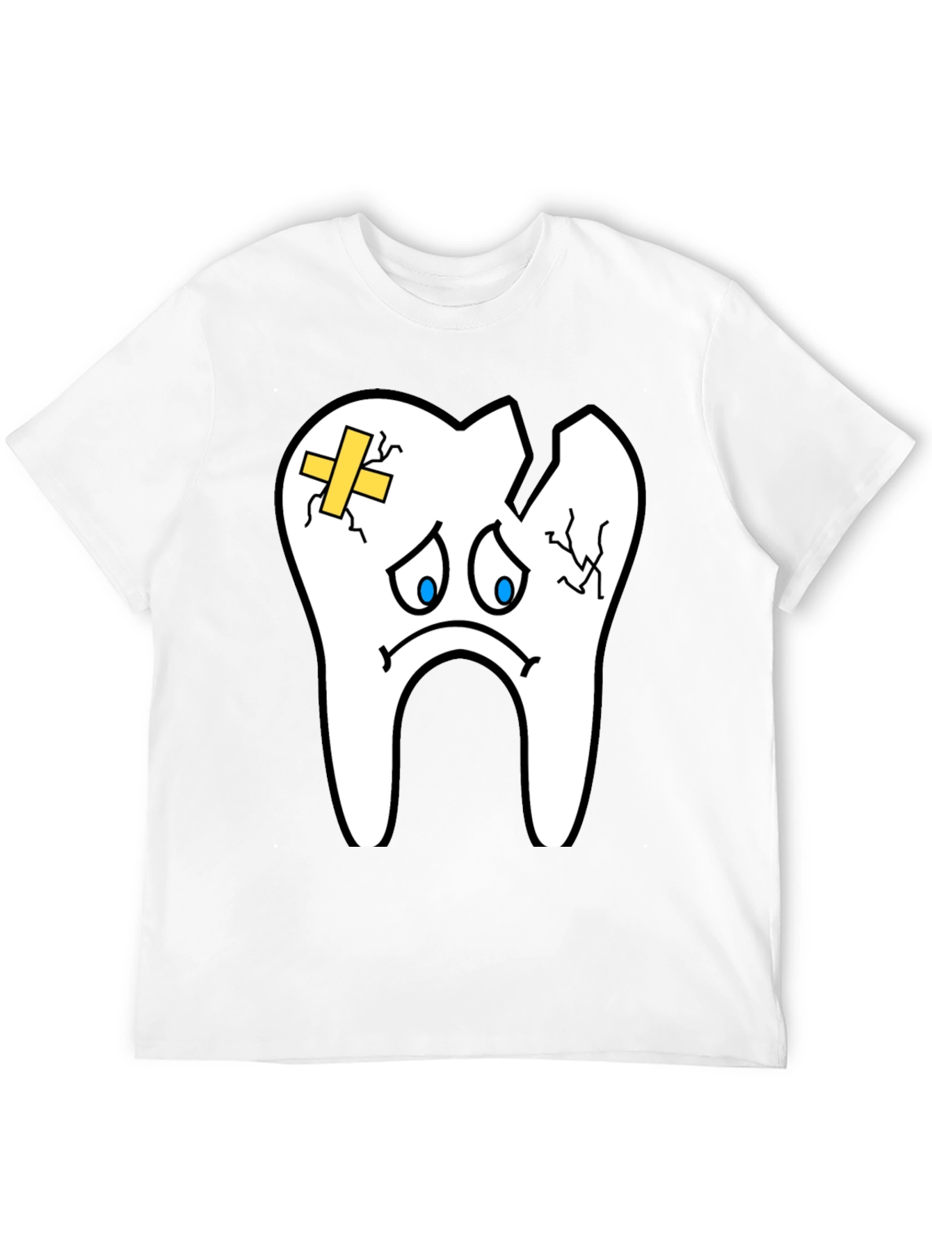 Sad Tooth T-Shirt - Funny Dental Graphic Tee