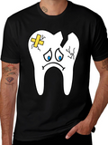 Sad Tooth T-Shirt - Funny Dental Graphic Tee