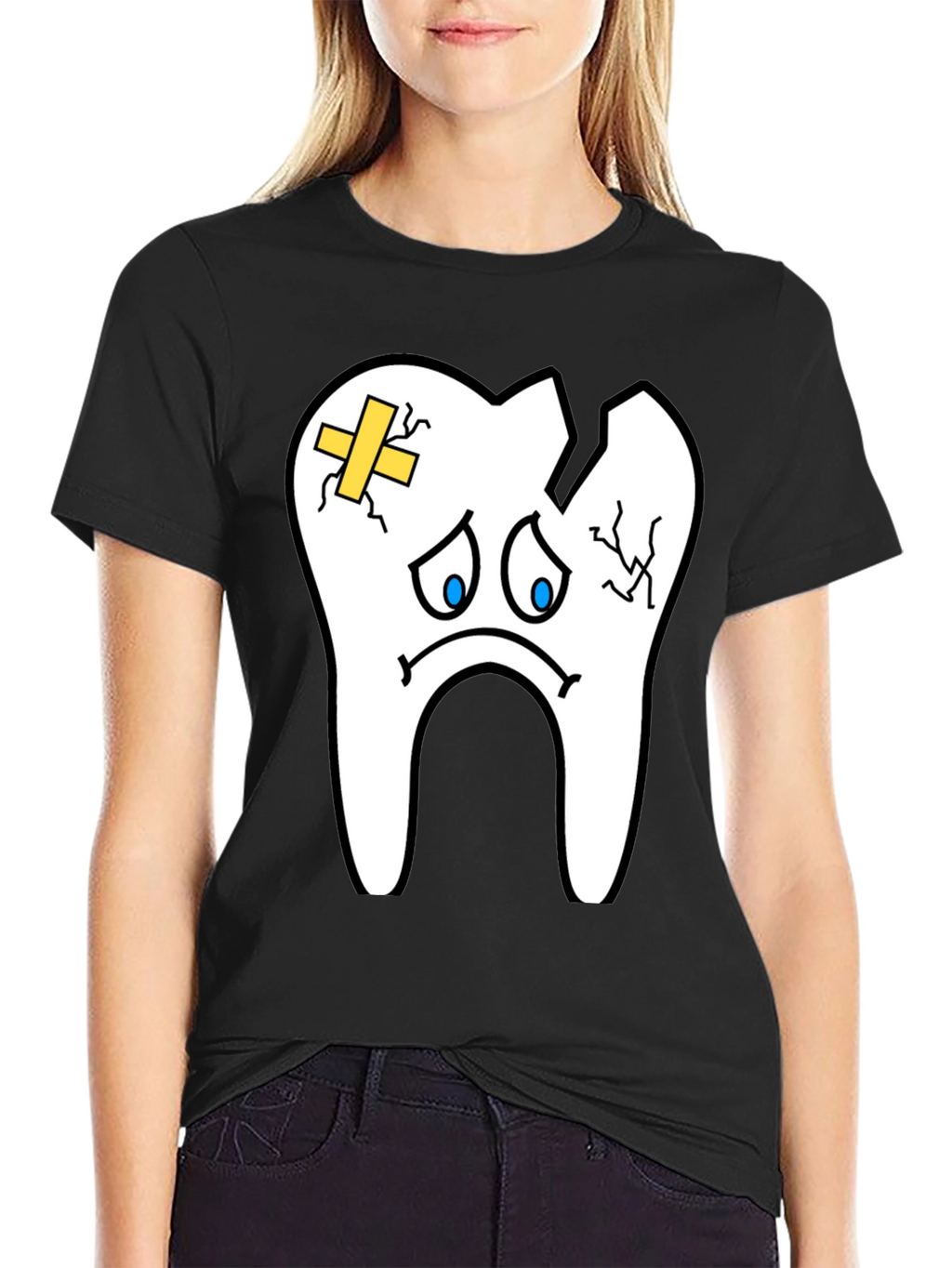 Sad Tooth T-Shirt - Funny Dental Graphic Tee