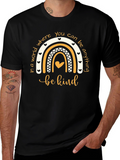 Be Kind Rainbow Graphic T-Shirt
