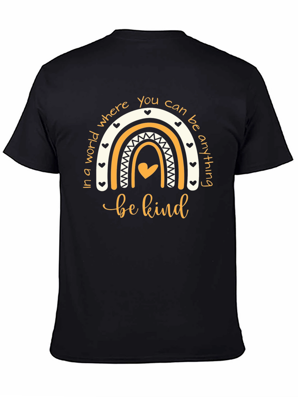 Be Kind Rainbow Graphic T-Shirt