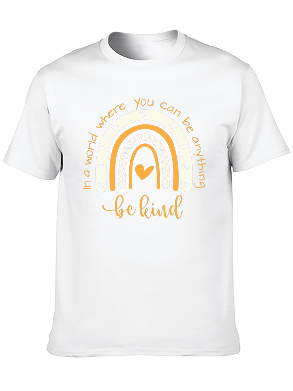 Be Kind Rainbow Graphic T-Shirt