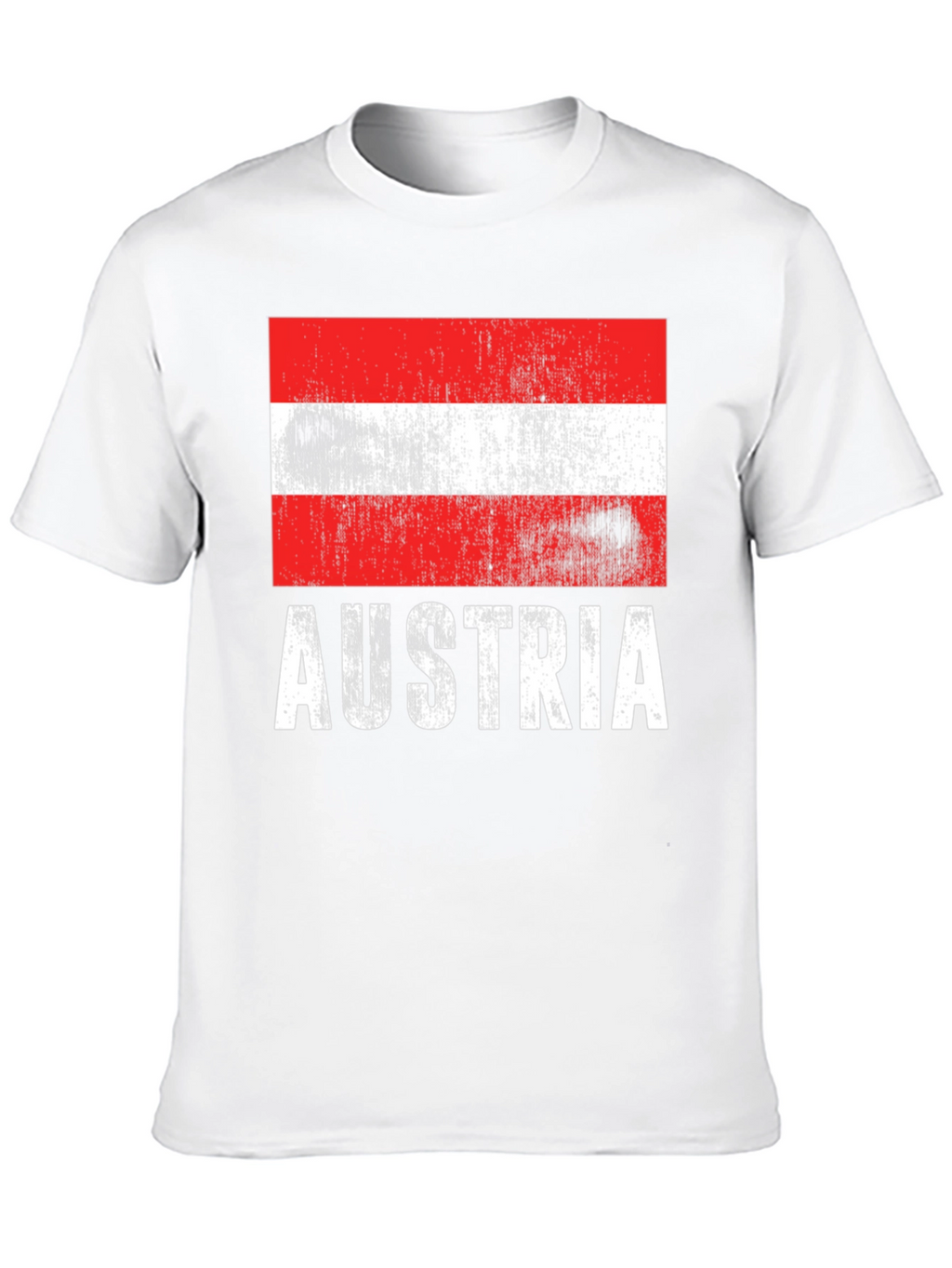 Austria Flag T-Shirt - Distressed Design