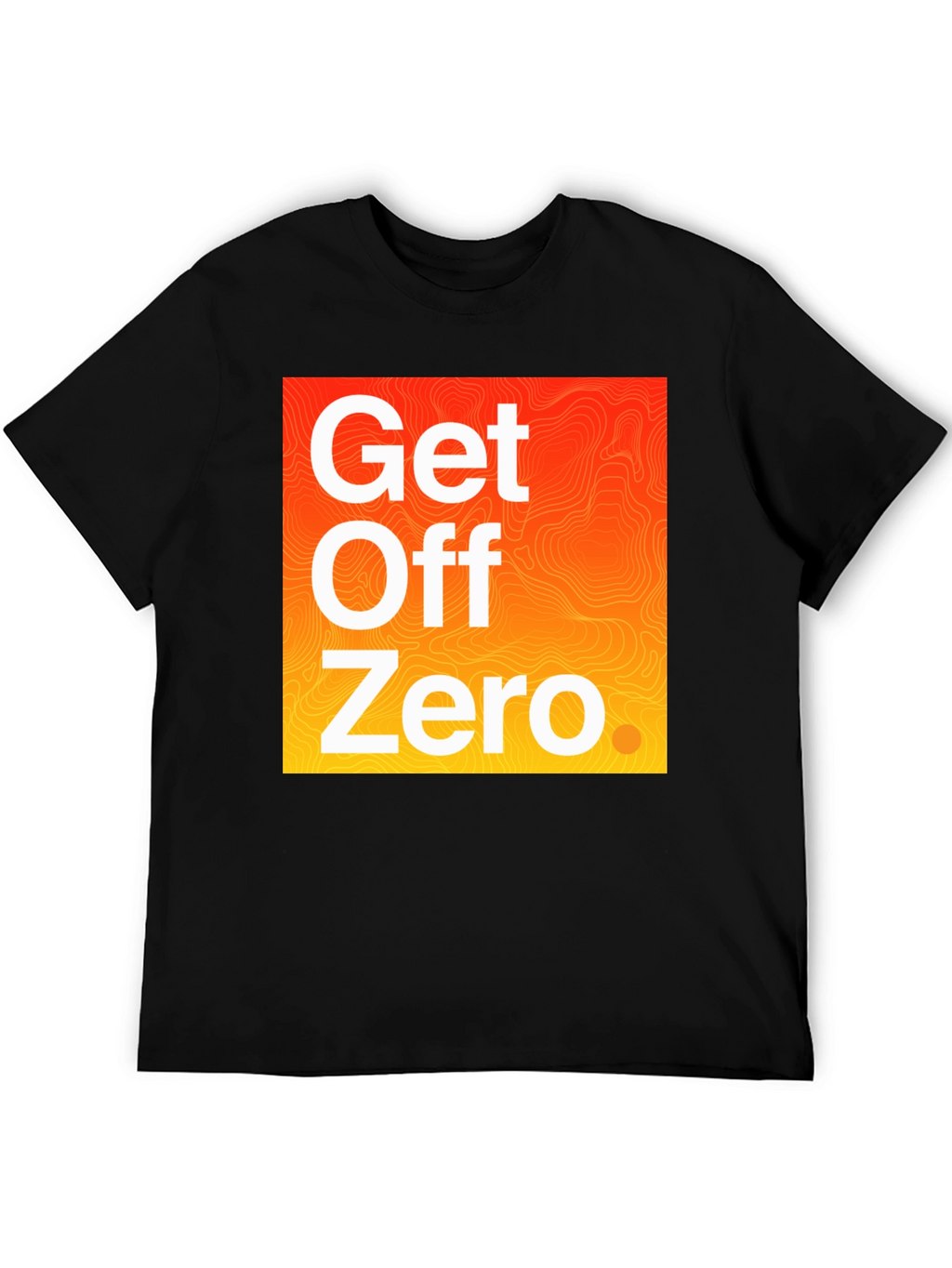 Get Off Zero Graphic Tee - Black