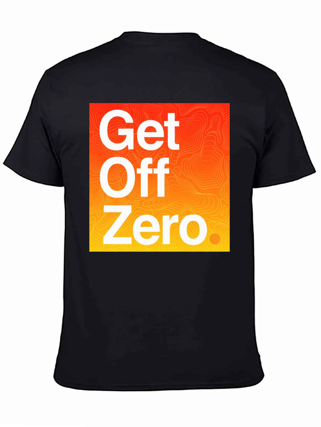 Get Off Zero Graphic Tee - Black