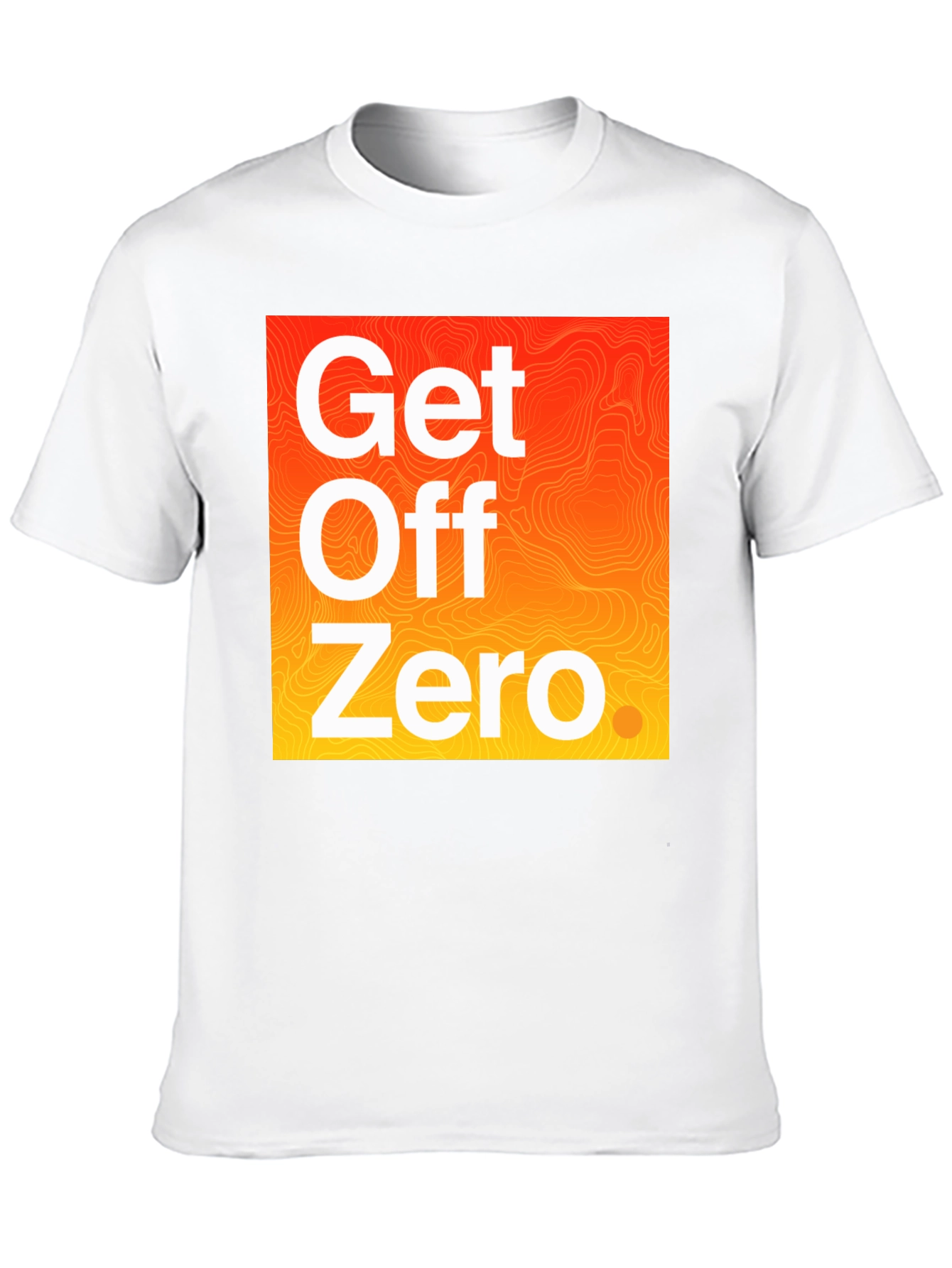 Get Off Zero Graphic Tee - Black