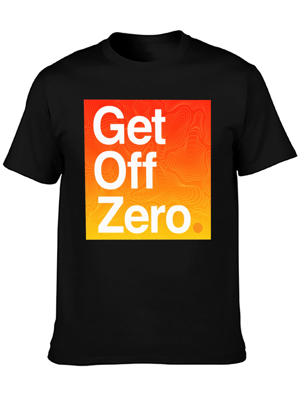 Get Off Zero Graphic Tee - Black