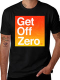Get Off Zero Graphic Tee - Black