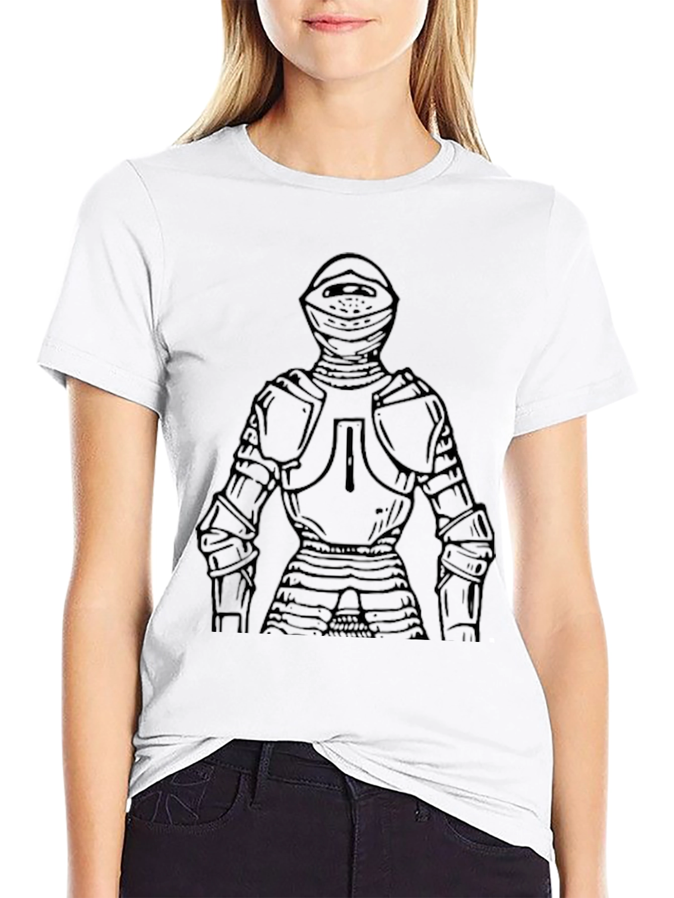 Medieval Knight T-Shirt - Black Graphic Tee