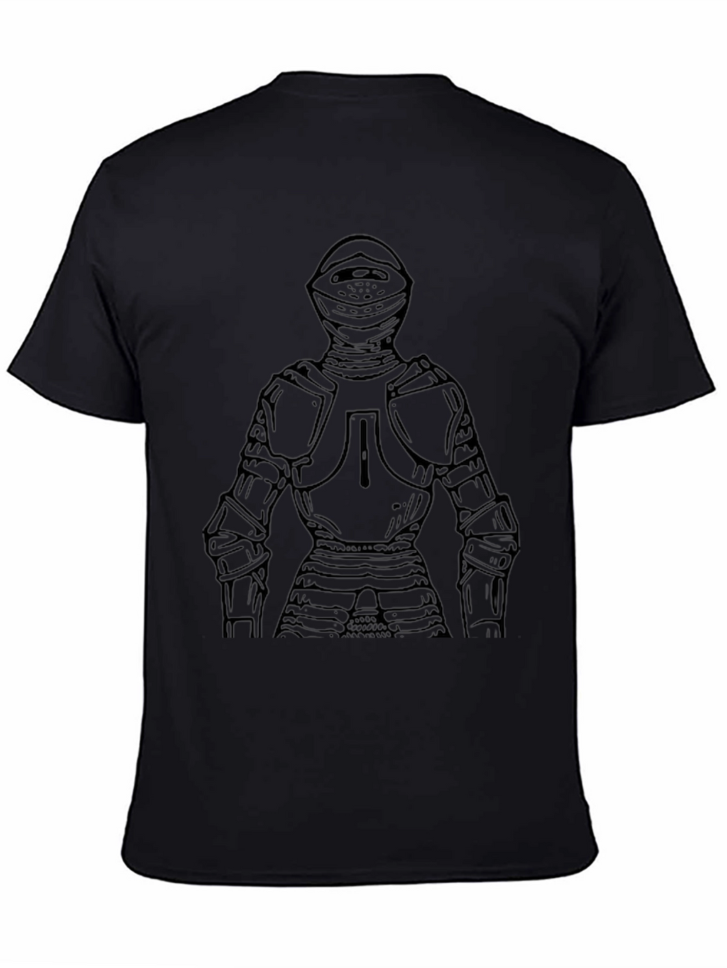 Medieval Knight T-Shirt - Black Graphic Tee