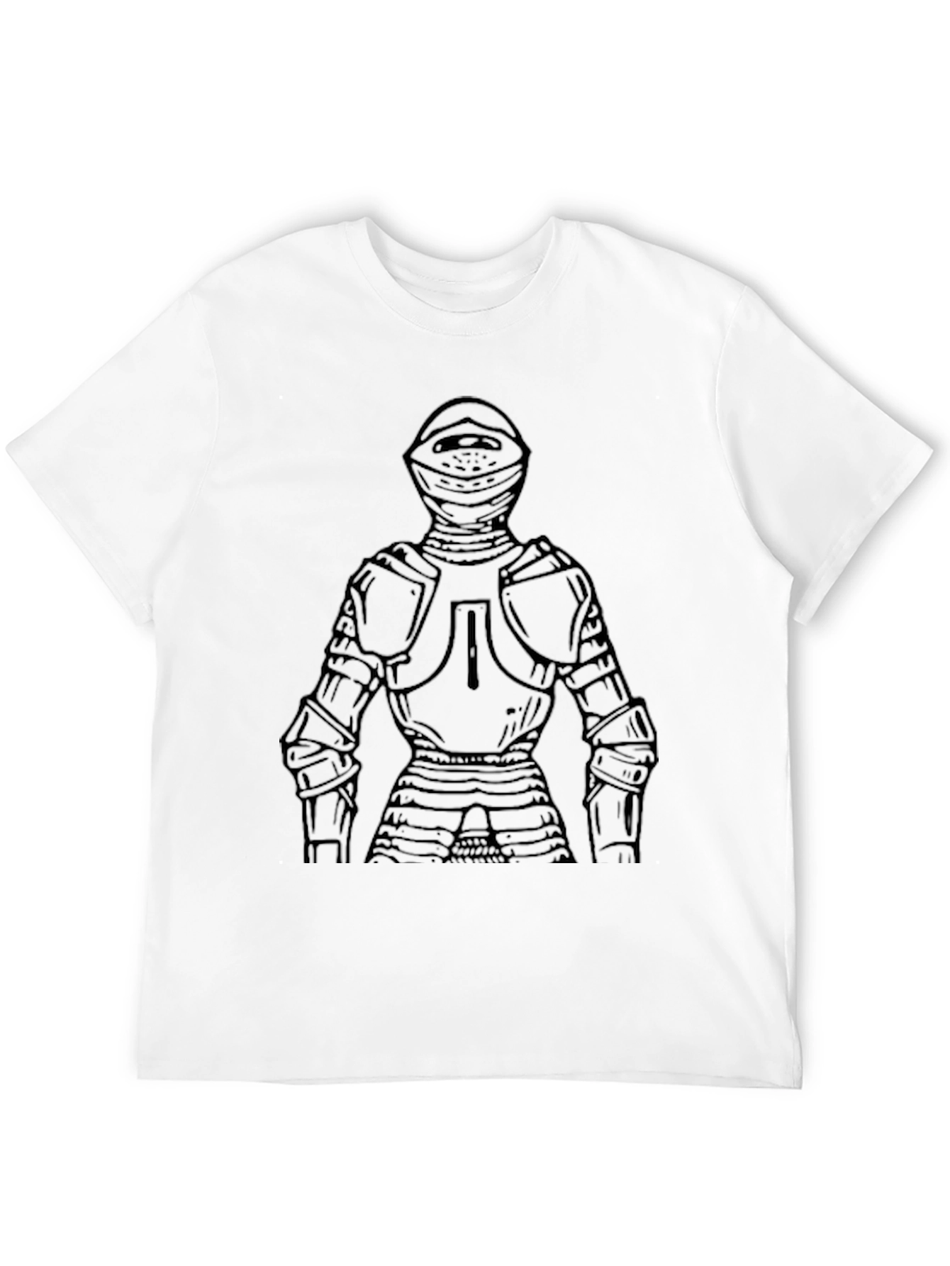 Medieval Knight T-Shirt - Black Graphic Tee