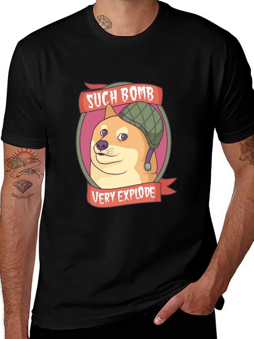 Such Bomb Very Explode Doge Meme T-Shirt
