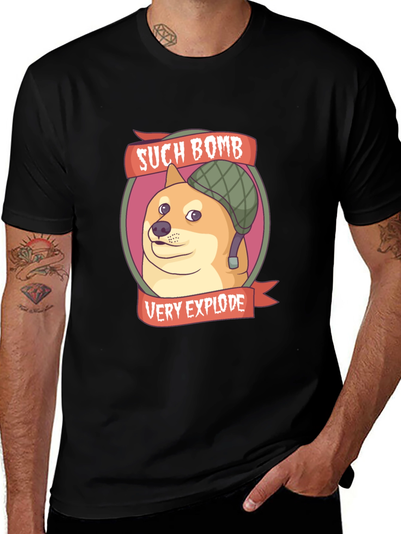 Such Bomb Very Explode Doge Meme T-Shirt