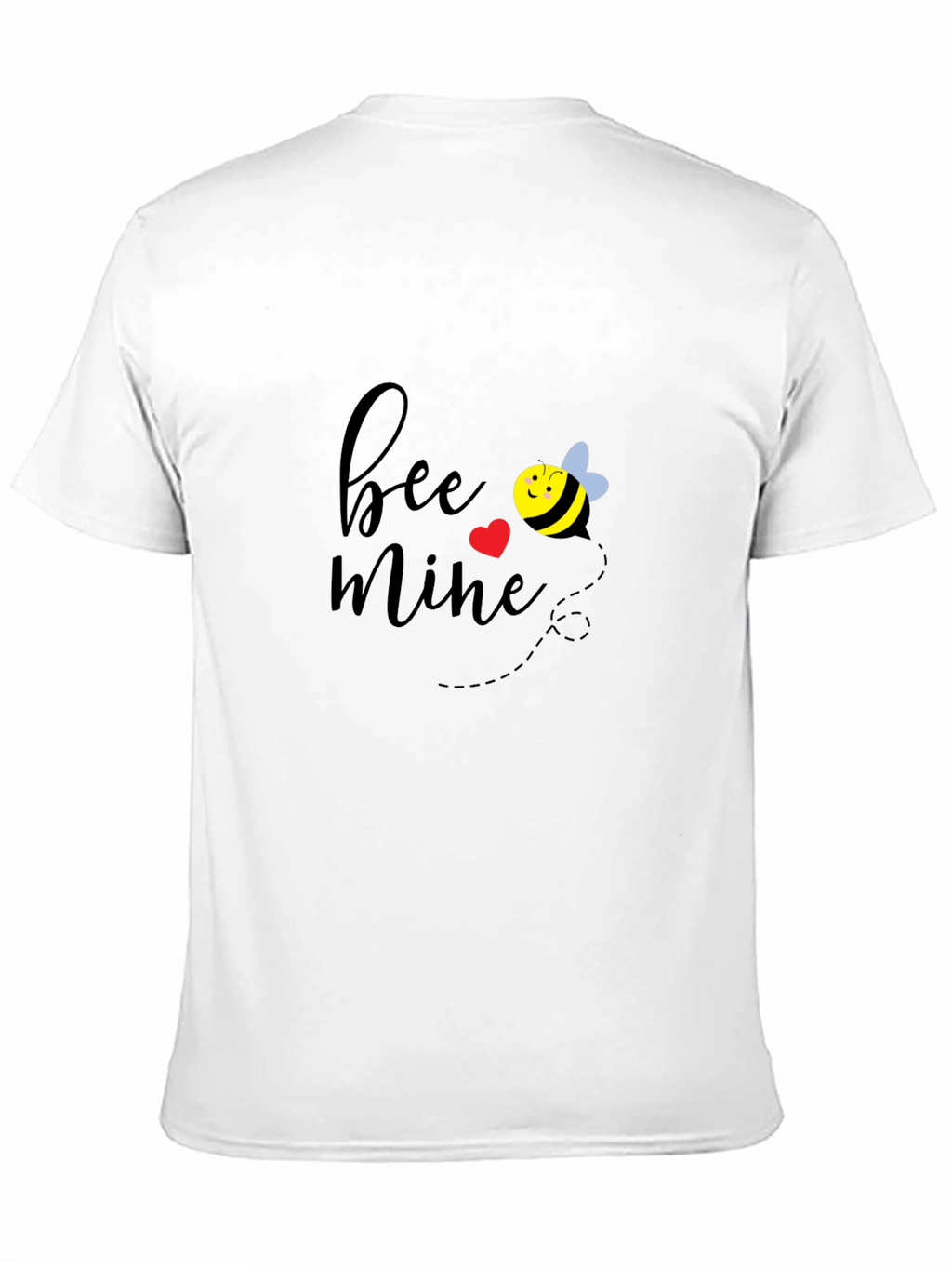 Bee Mine Valentines Day Black T-Shirt