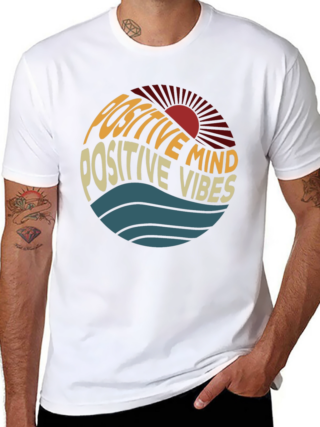 Positive Mind Vibes Graphic Tee