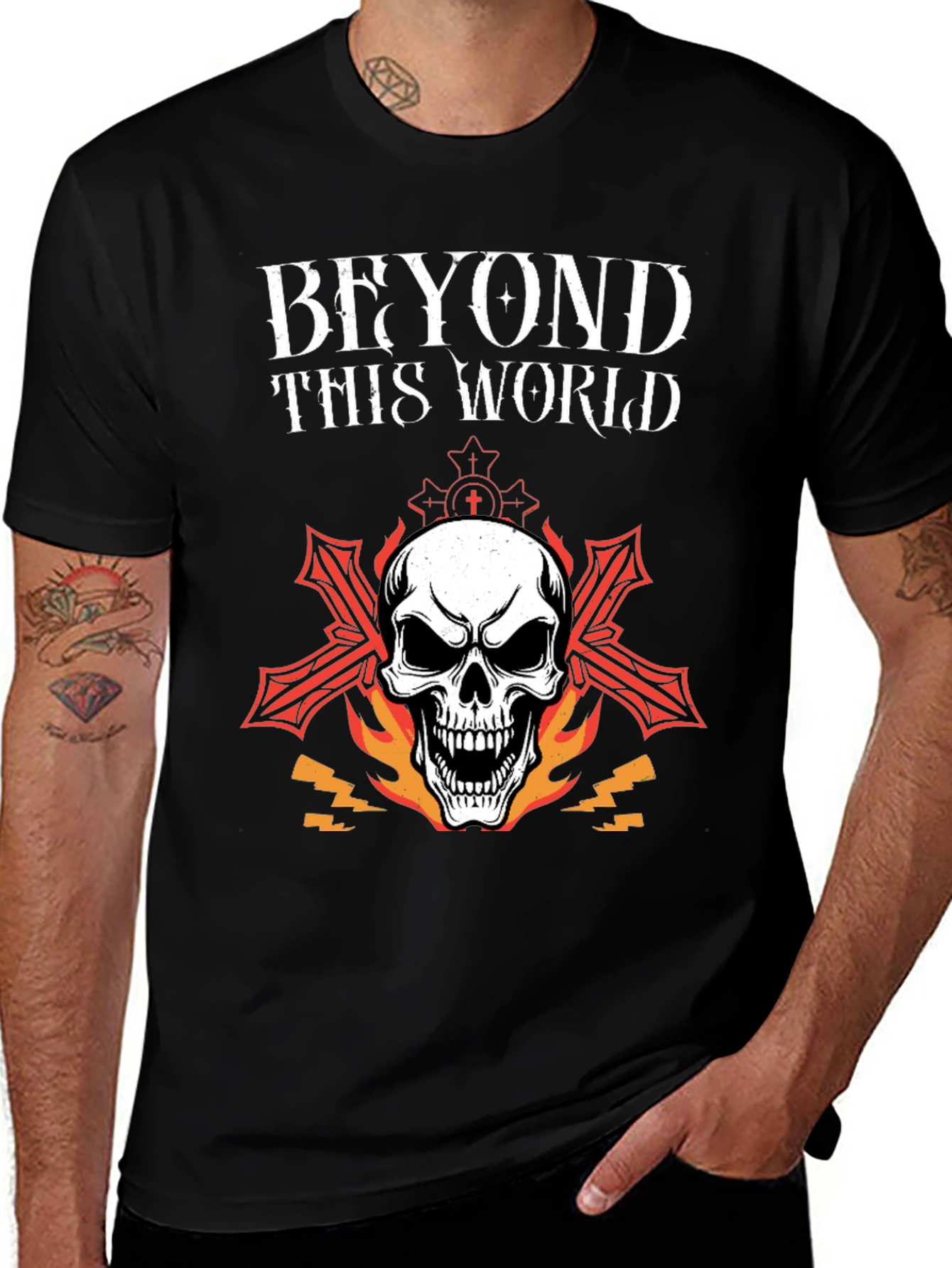 Beyond This World Skull Graphic Tee