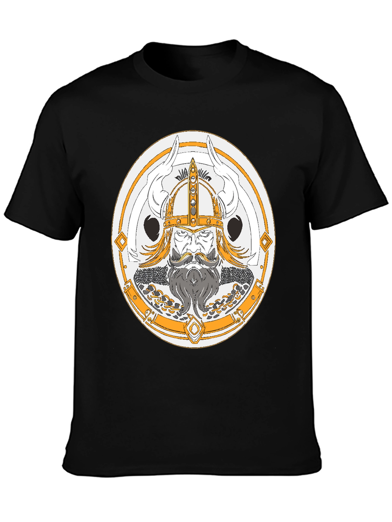 Viking Graphic Tee - Norse Warrior T-Shirt