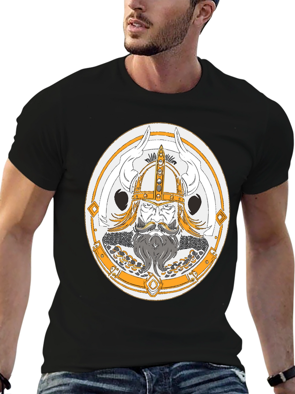 Viking Graphic Tee - Norse Warrior T-Shirt