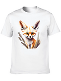 Fennec Fox Graphic T-Shirt - Unisex Black Tee