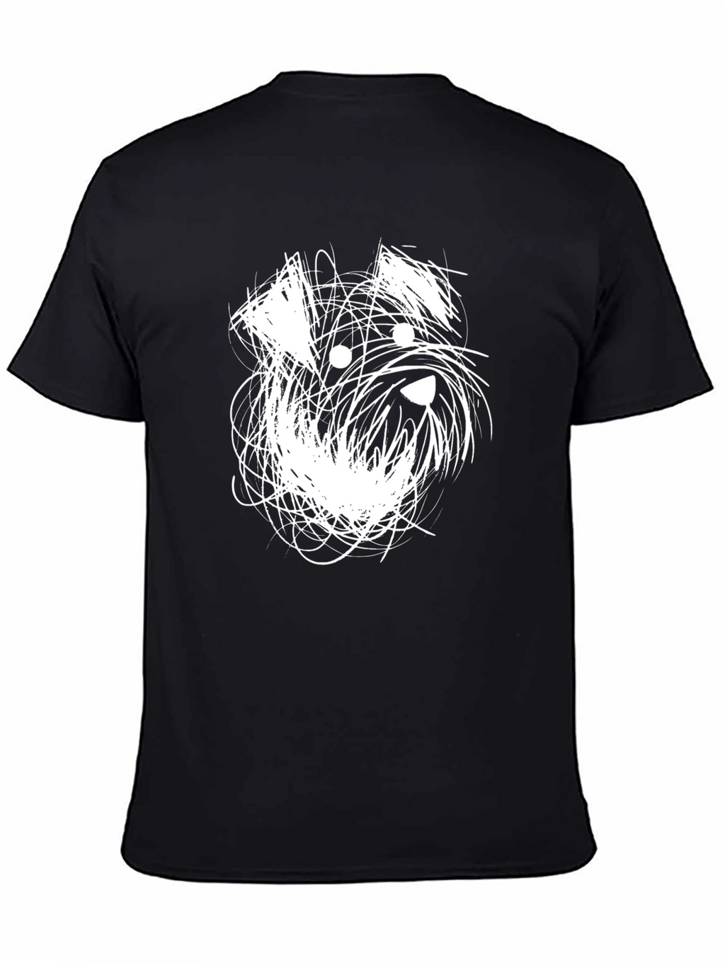 Abstract Schnauzer Dog Graphic T-Shirt