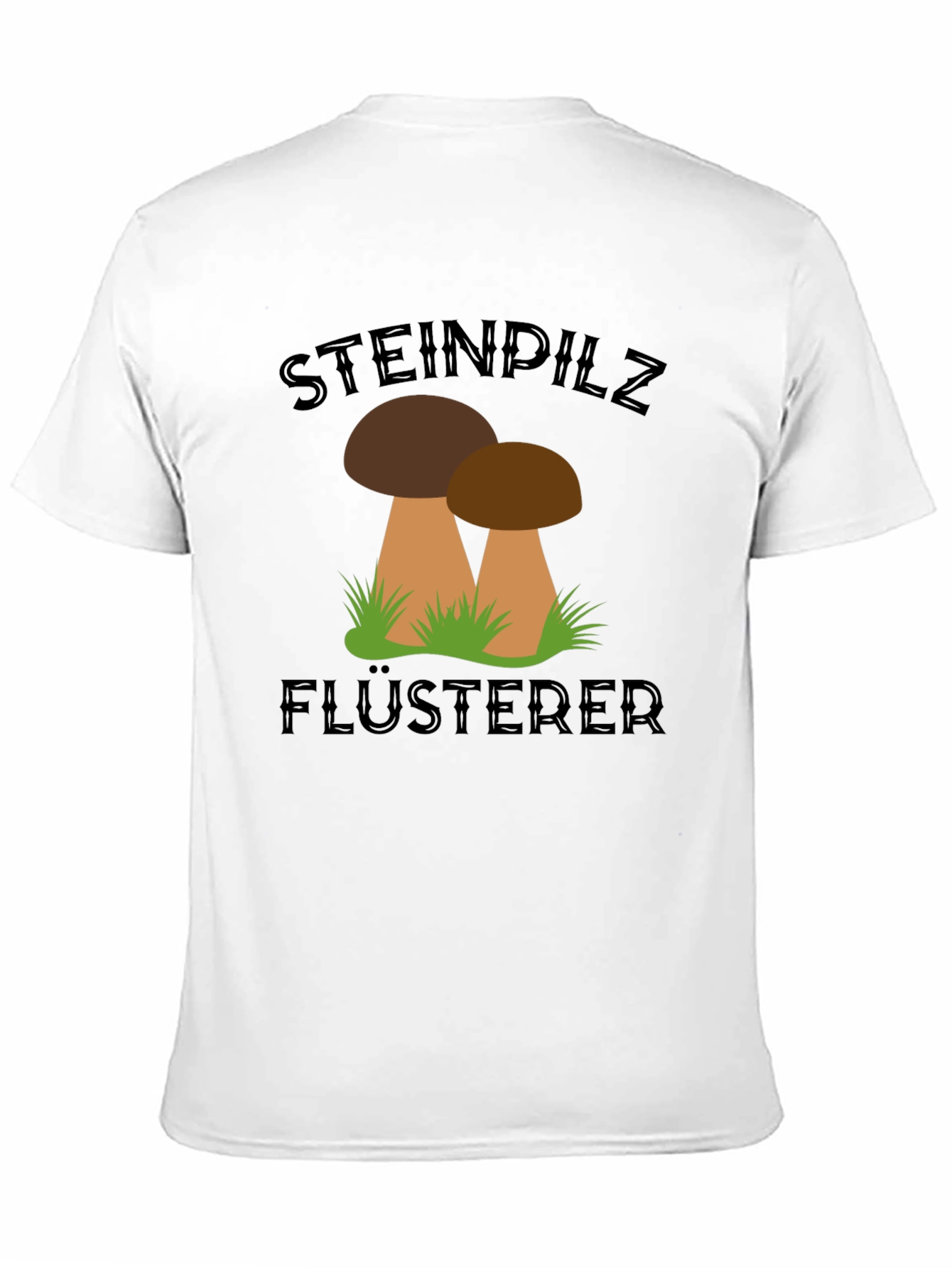 Steinpilz Flusterer Black T-Shirt