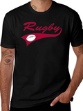 Rugby Graphic Tee - Stylish Sportswear