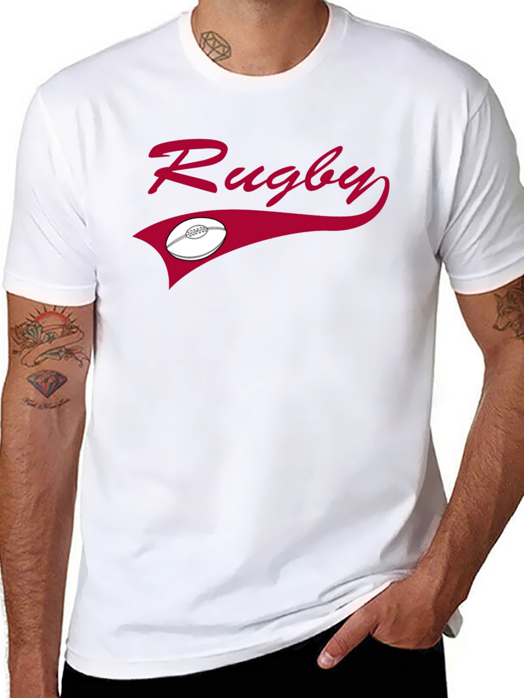 Rugby Graphic Tee - Stylish Sportswear