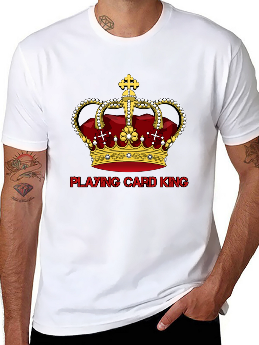 Playing Card King Graphic T-Shirt