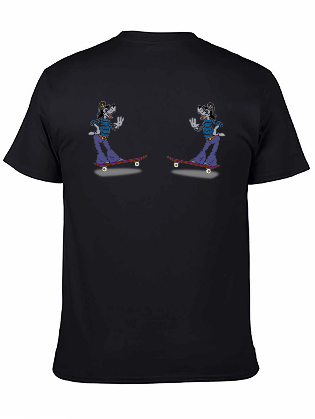 Skateboarding Cartoon Character Graphic Tee