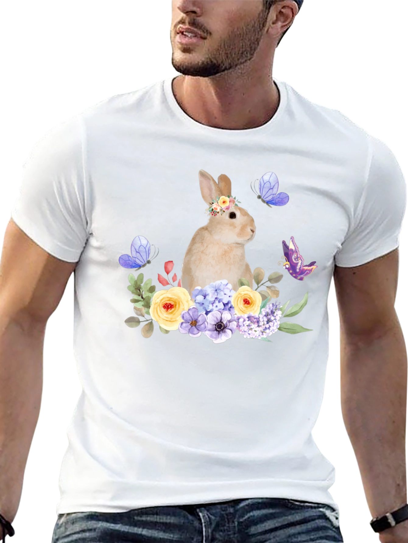 Floral Bunny T-Shirt