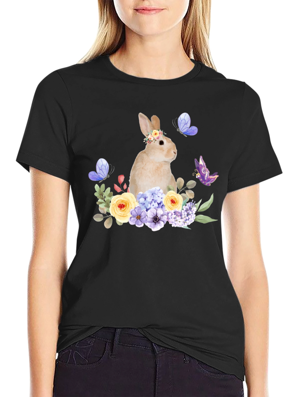 Floral Bunny T-Shirt