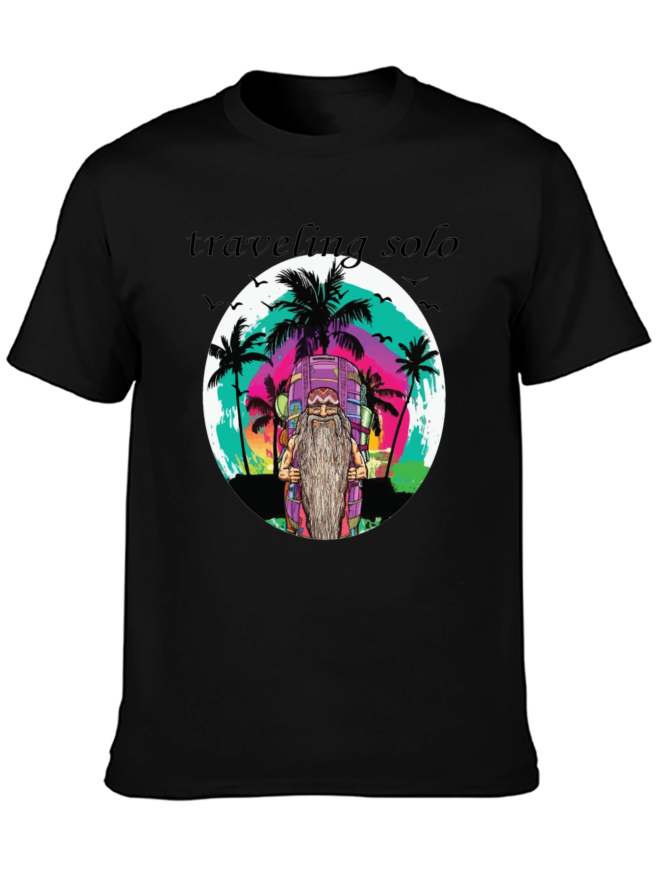 Traveling Solo Graphic Tee