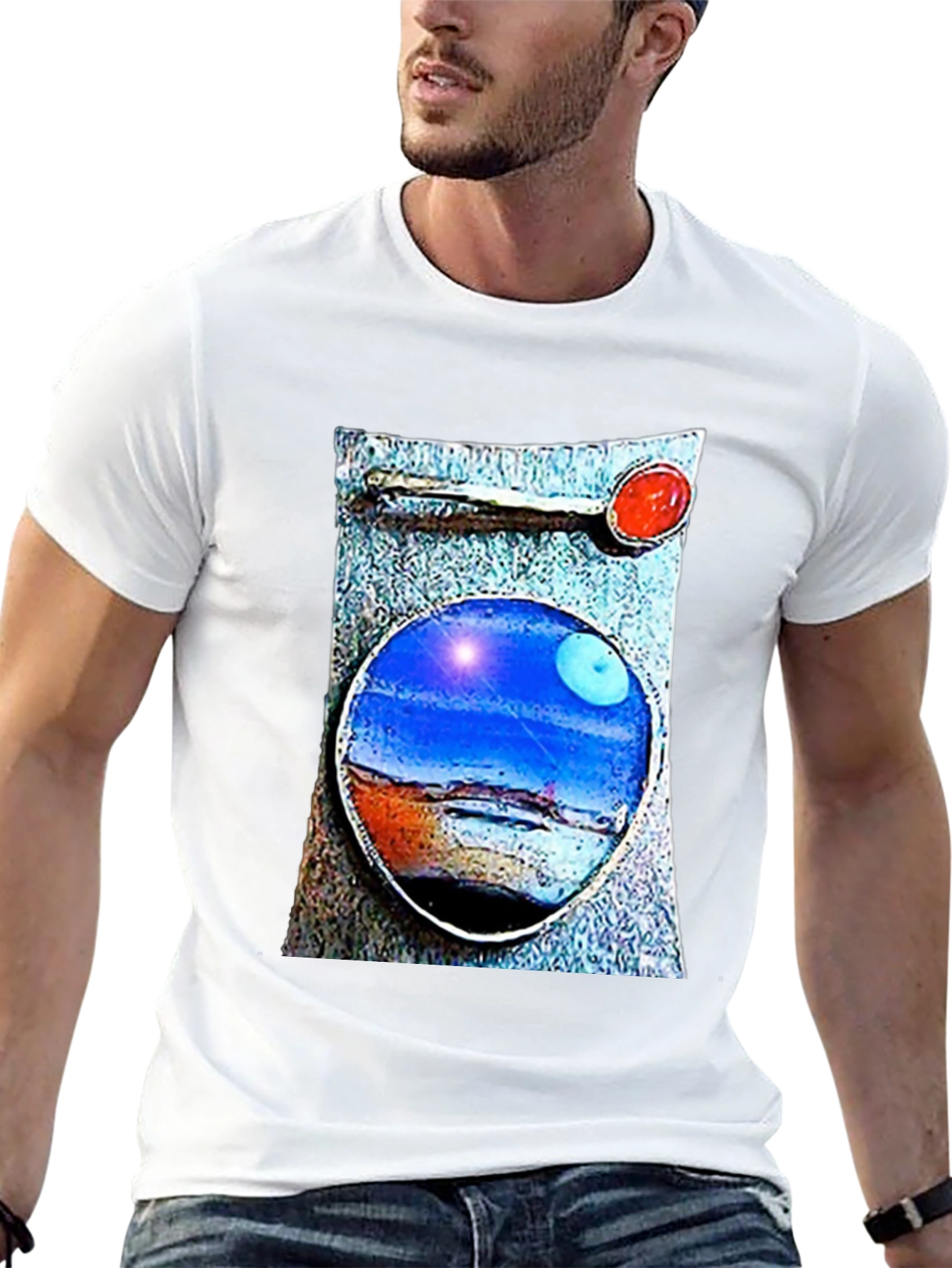Abstract Art T-Shirt: Unique Landscape Design