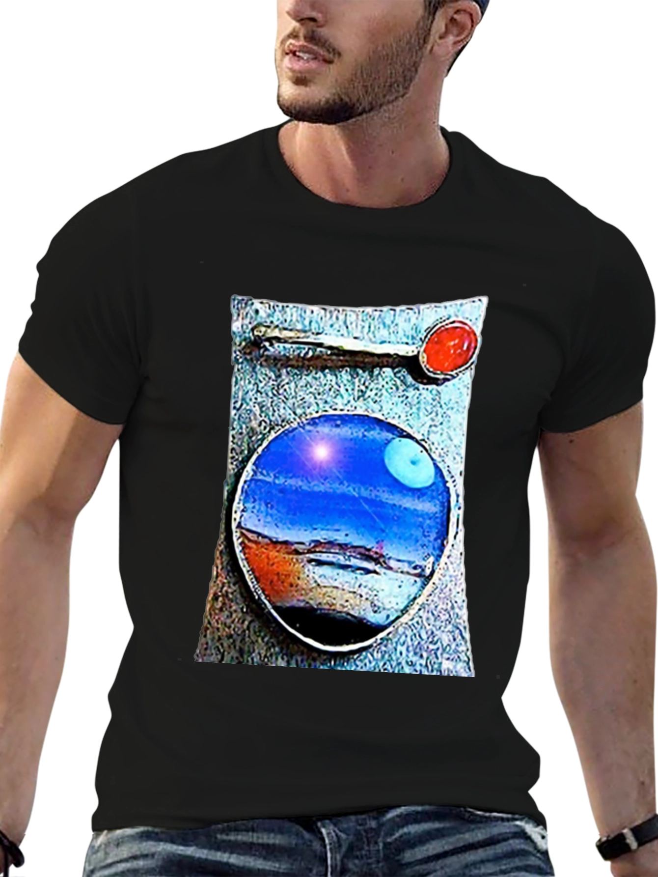 Abstract Art T-Shirt: Unique Landscape Design
