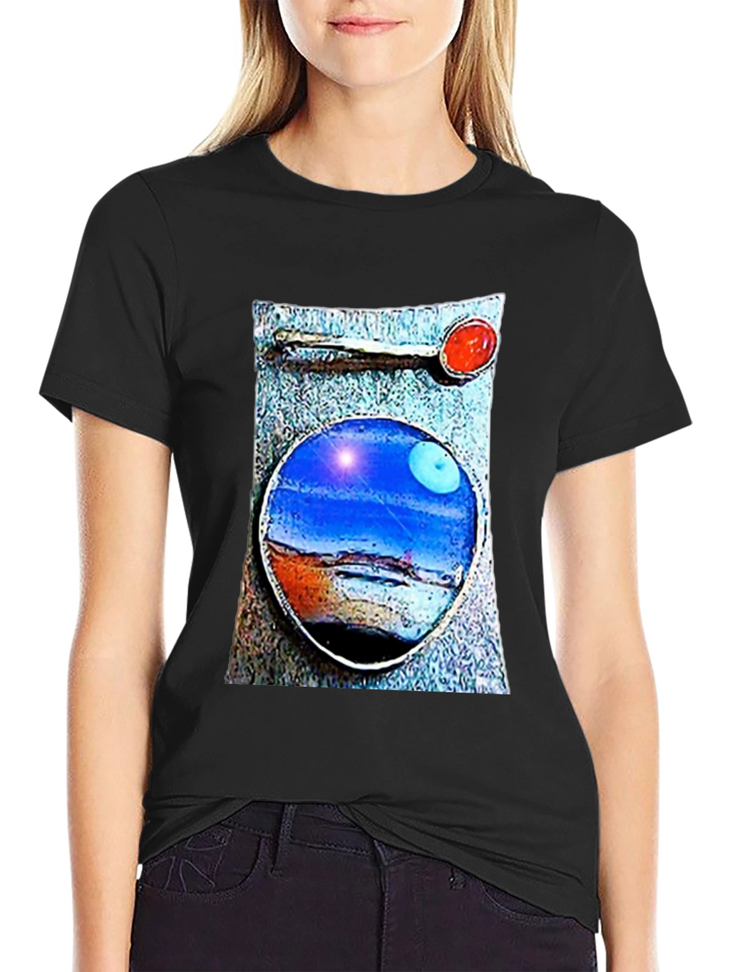 Abstract Art T-Shirt: Unique Landscape Design