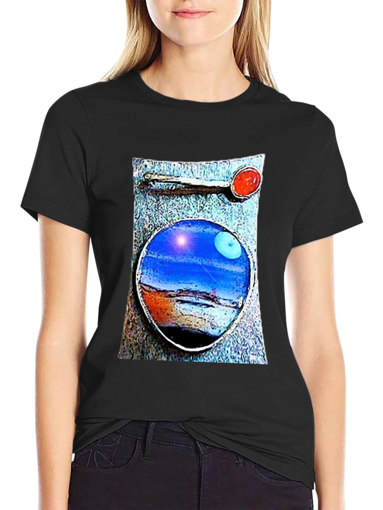 Abstract Art T-Shirt: Unique Landscape Design