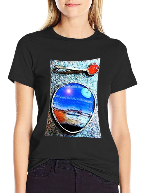 Abstract Art T-Shirt: Unique Landscape Design