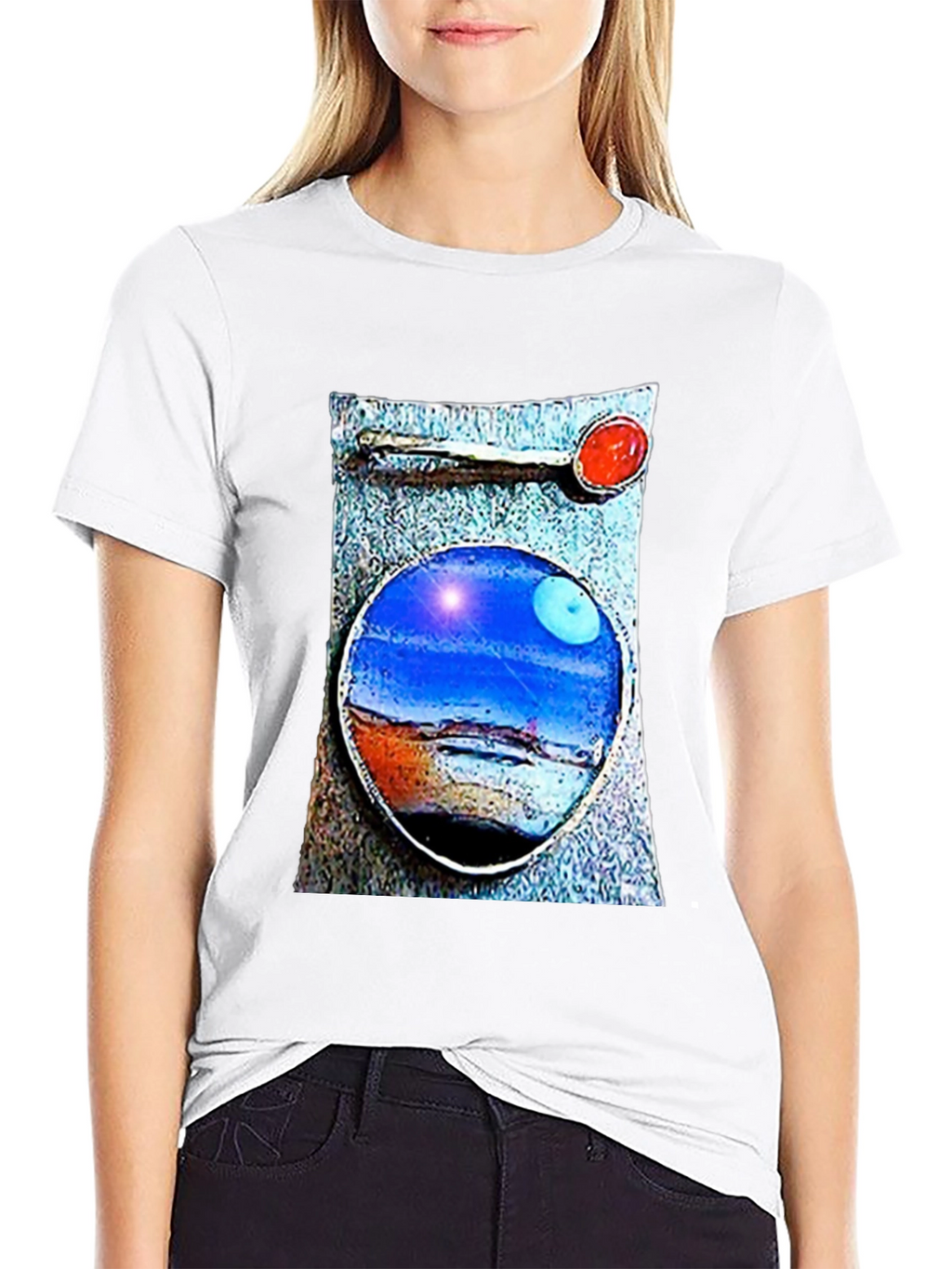 Abstract Art T-Shirt: Unique Landscape Design