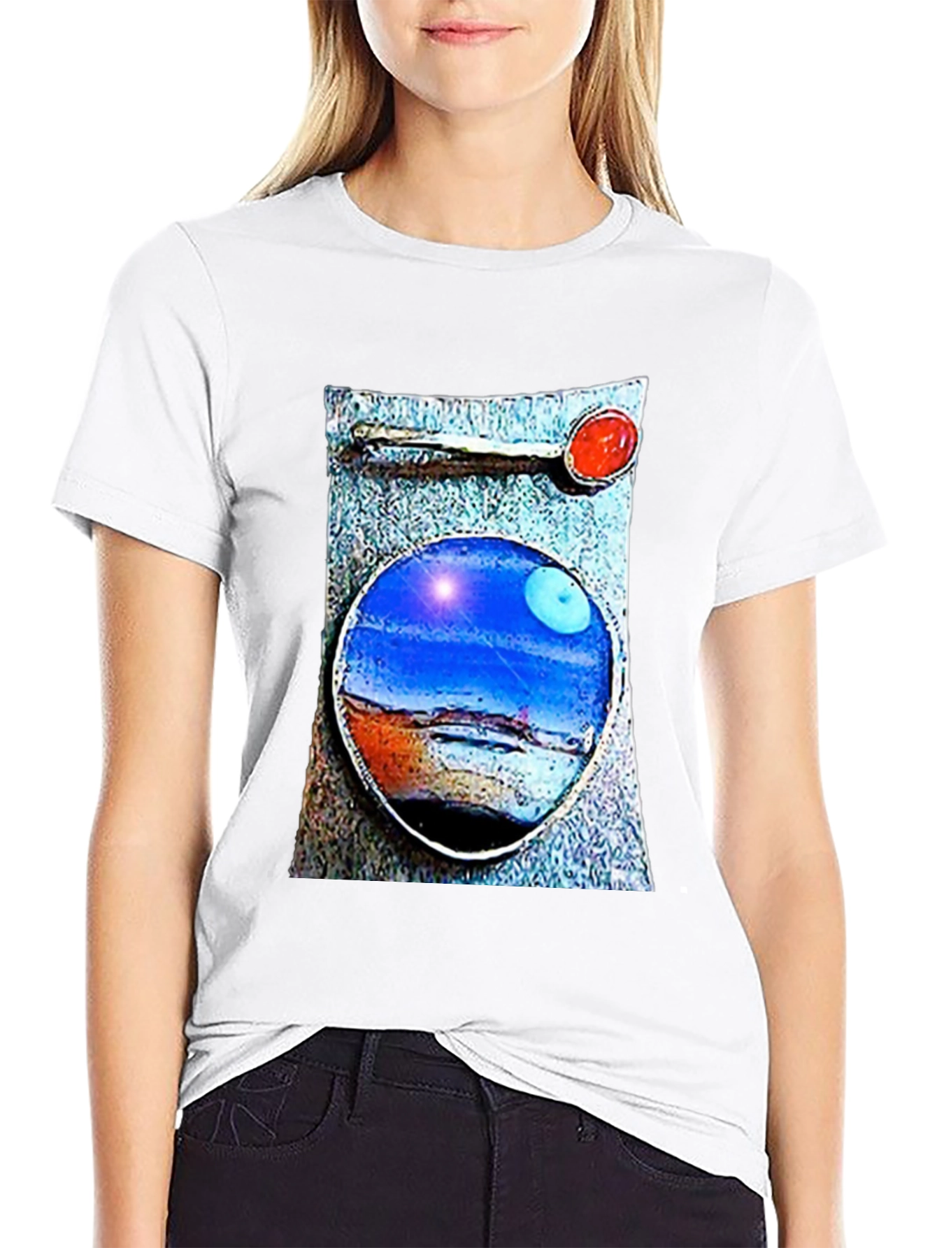 Abstract Art T-Shirt: Unique Landscape Design
