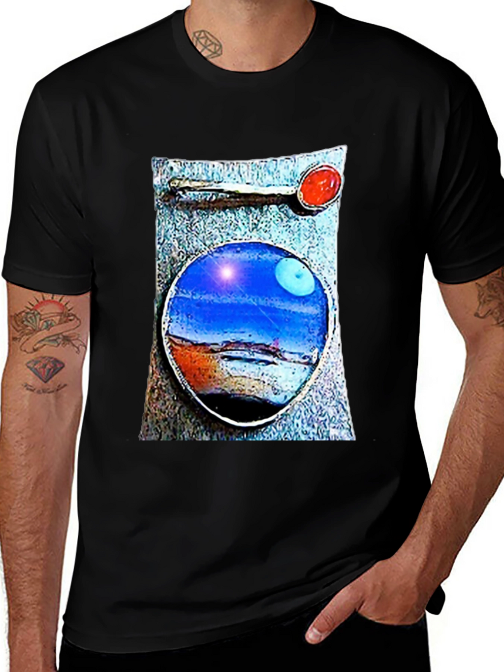 Abstract Art T-Shirt: Unique Landscape Design