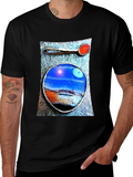 Abstract Art T-Shirt: Unique Landscape Design