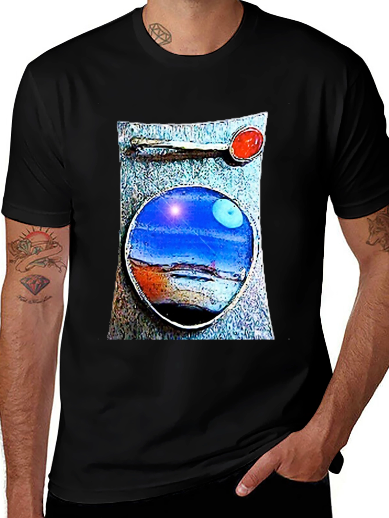 Abstract Art T-Shirt: Unique Landscape Design