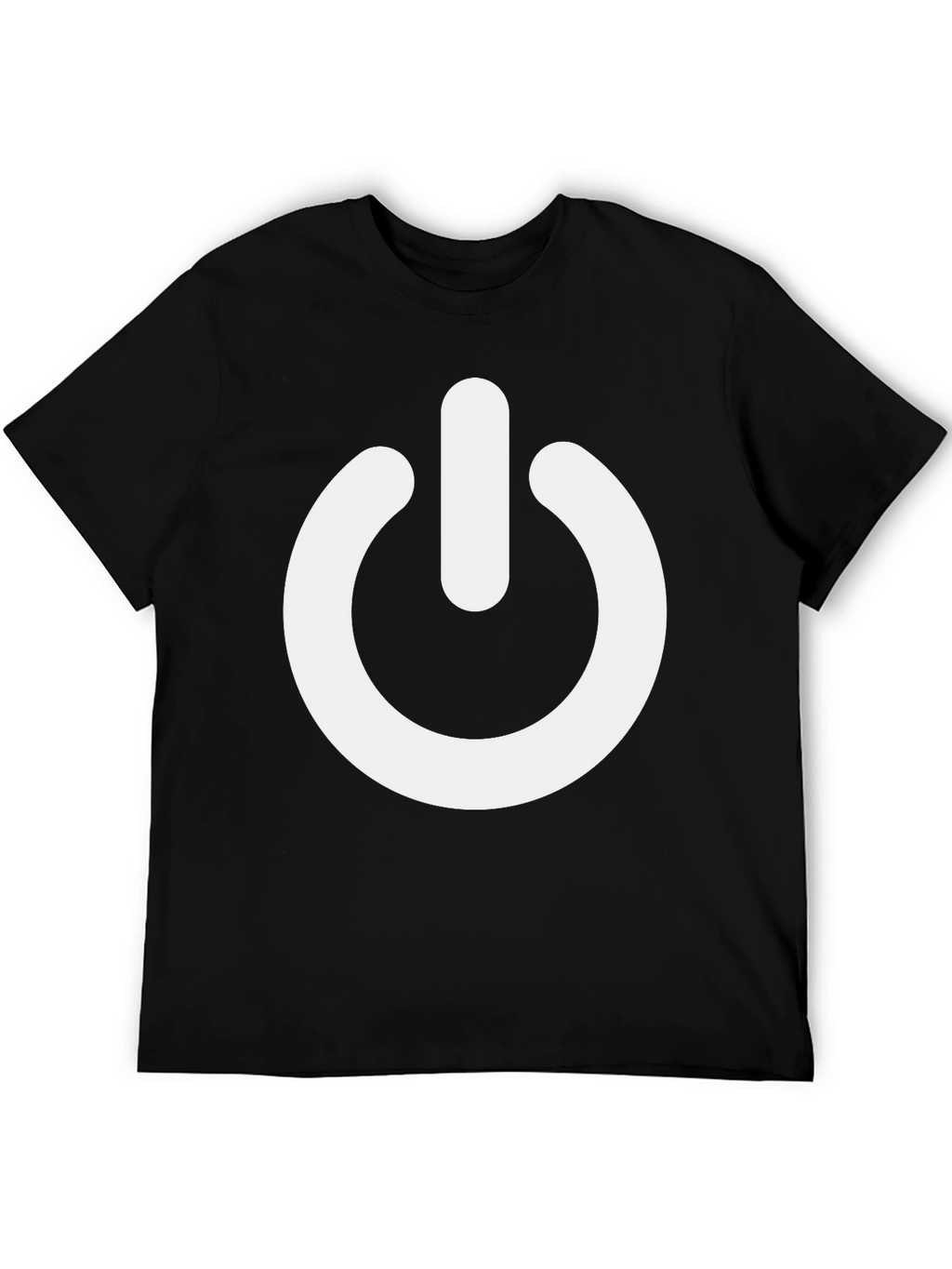 Power Symbol T-Shirt - Black Cotton Blend